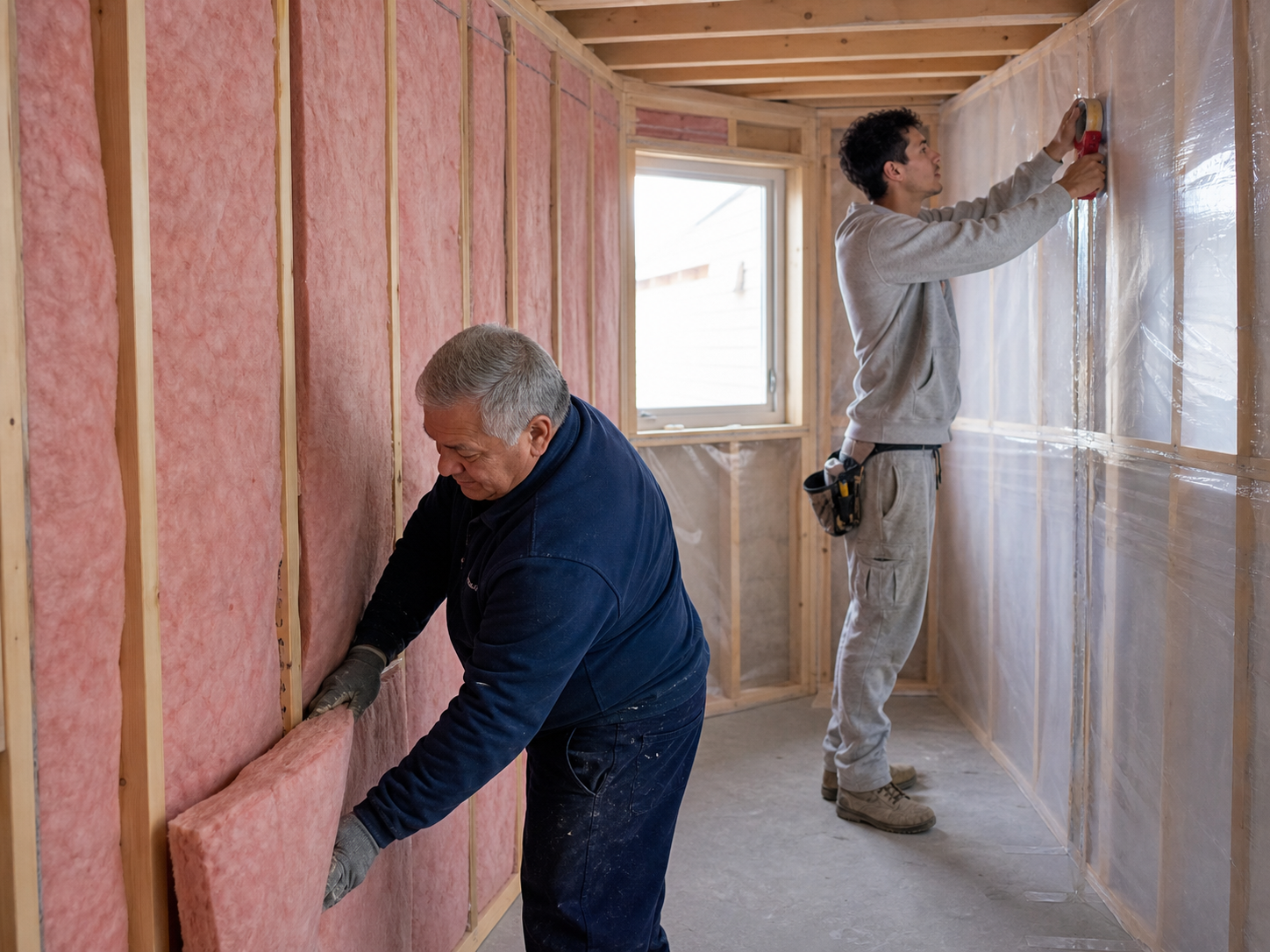 Professional wall insulation and acoustic soundproofing installation in Greater Toronto Area