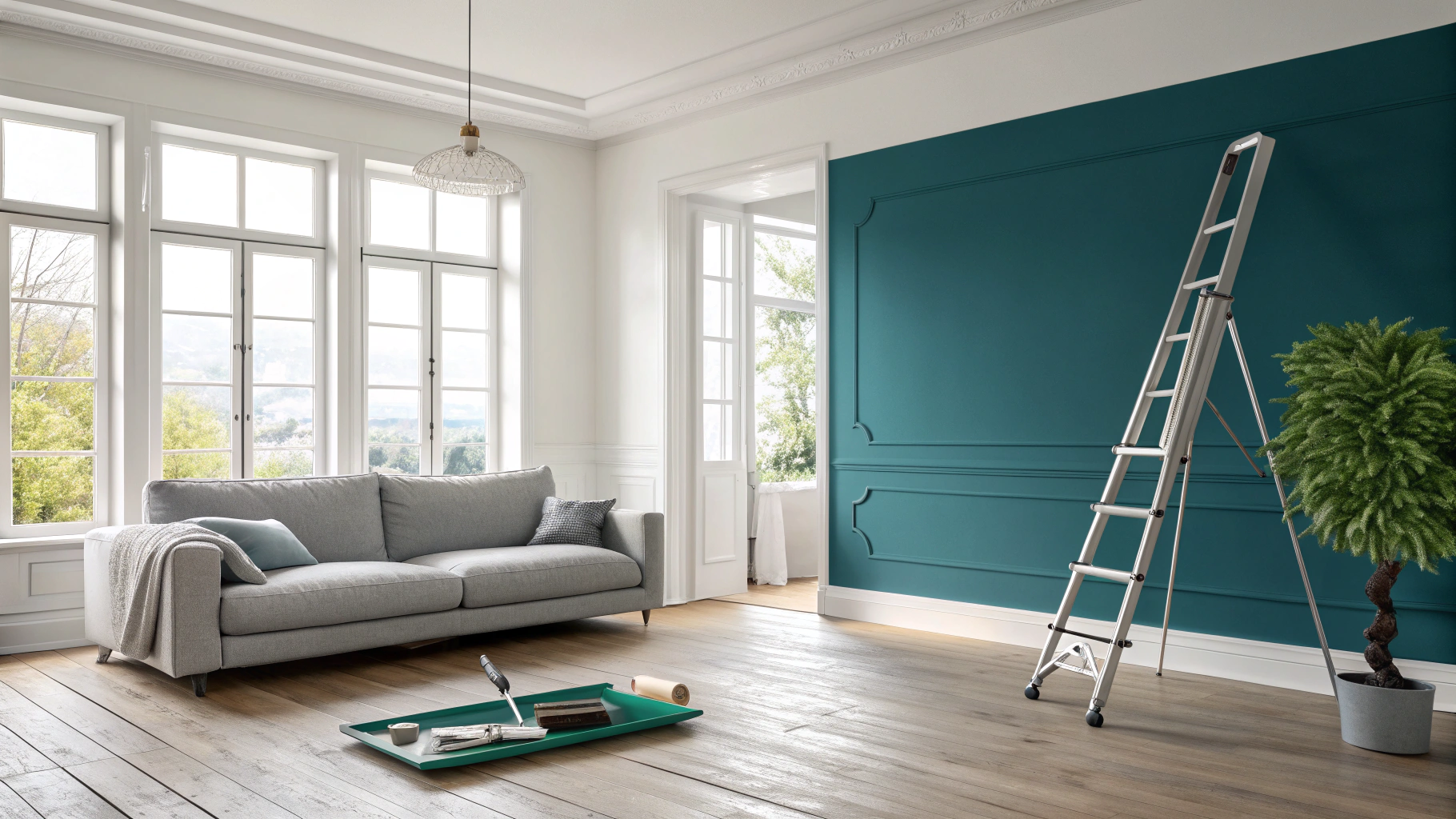 Interior residential and commercial painting